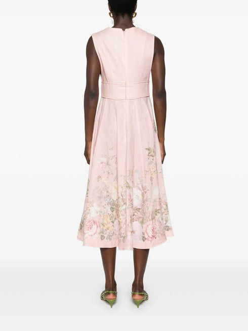 Waverly Plunge Midi Dress